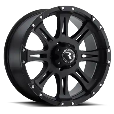 Free Shipping Raceline 981 Raptor 16x8in / 8x170 BP / 0mm Offset / 130.81mm Bore - Satin Black Wheel - 981-68081