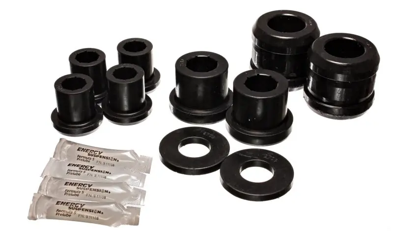 Energy Suspension 04-07 Mazda RX8 Black Front Control Arm Bushing Set Limited Edition