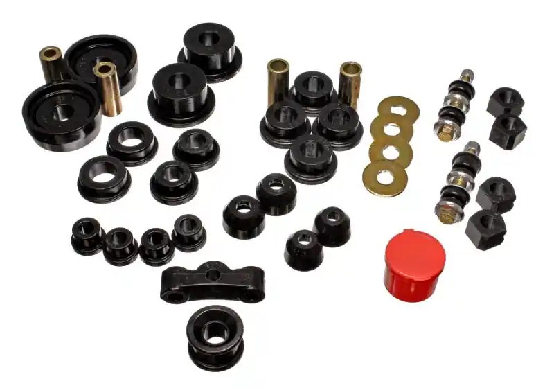 Genuine Energy Suspension 84-87 Honda Civic/CRX Black Hyper-Flex Master Bushing Set