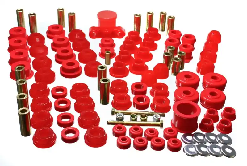 Limited Edition Energy Suspension 88-91 Honda Civic/CRX Red Hyper-Flex Master Bushing Set