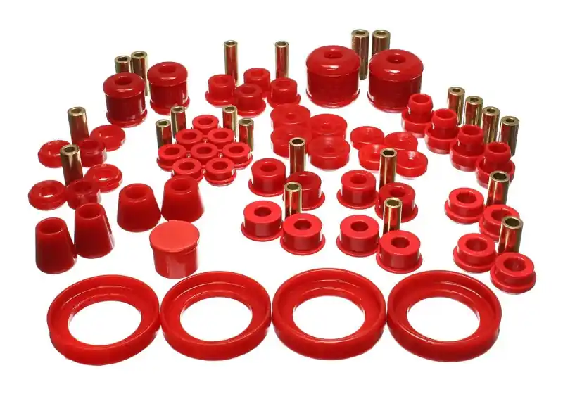 Exclusive Offer Energy Suspension 97-01 Honda Prelude (Type SH only) Red Hyper-Flex Master Bushing Set