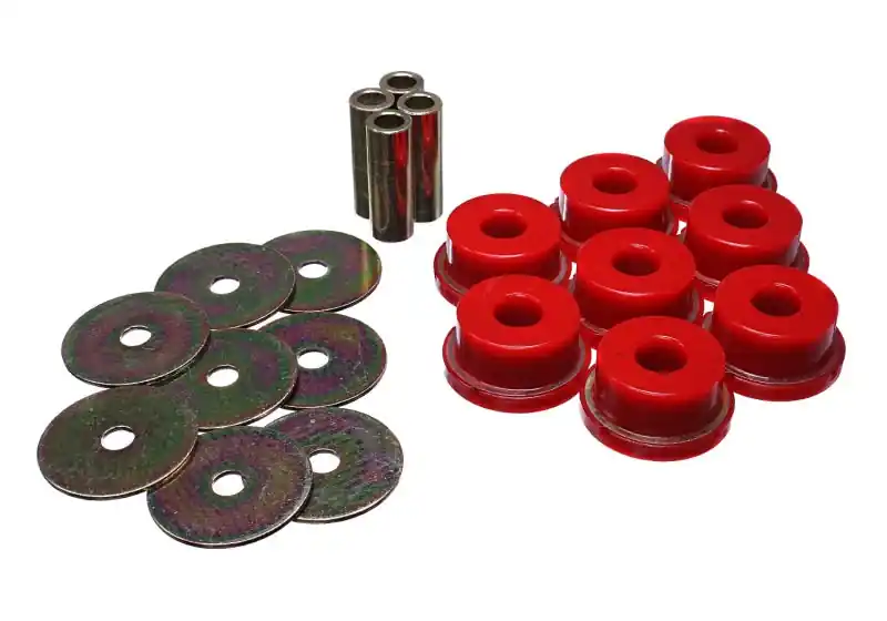Energy Suspension 05-09 Subaru Legacy Rear Subframe Bushing Set - Red Get Yours