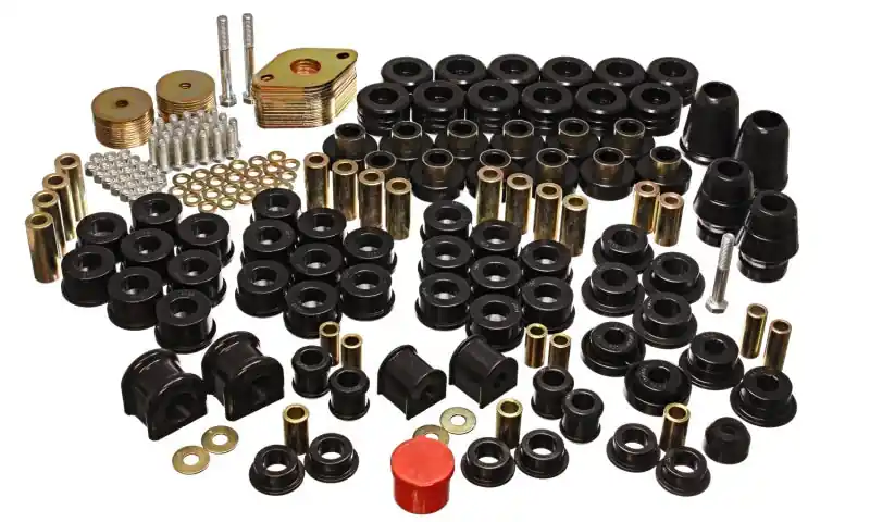 While Supplies Last Energy Suspension 07-11 Jeep JK 4dr Black Hyper-Flex Master Bushing Set