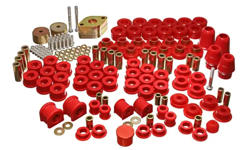 Energy Suspension 07-11 Jeep JK 4dr Red Hyper-Flex Master Bushing Set Big Sale