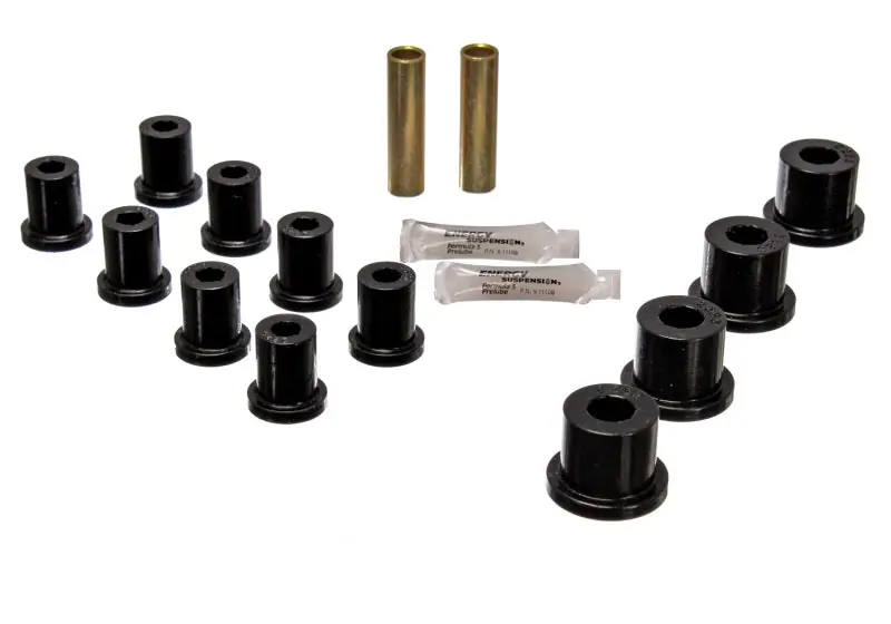 Energy Suspension Jeep Spring Bushing Set - Black Next Day Delivery