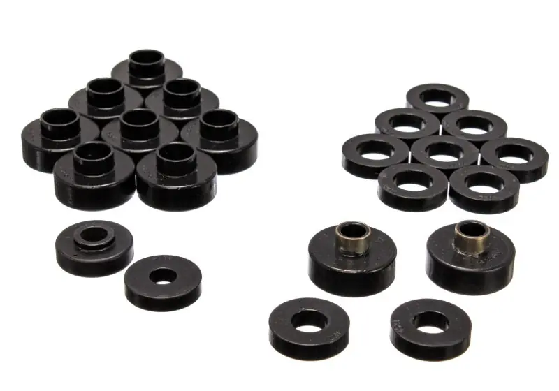Energy Suspension CJ5-7 Body Mounts - Black Direct From Factory