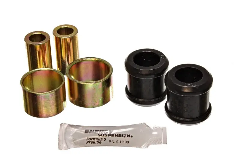 Energy Suspension Track Arm Bushing Set - Front - Black Budget