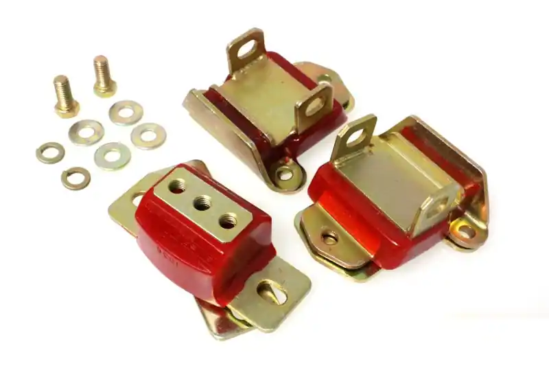 Energy Suspension 67-72 Camaro/64-72 Chevelle/63-82 Corvette Red Zinc 2 Engine & 1 Trans Mount Set Buy Online