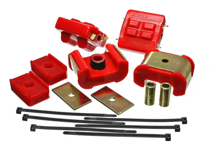 Mega Sale Energy Suspension GM Complete Engine & Trans Mount - Red