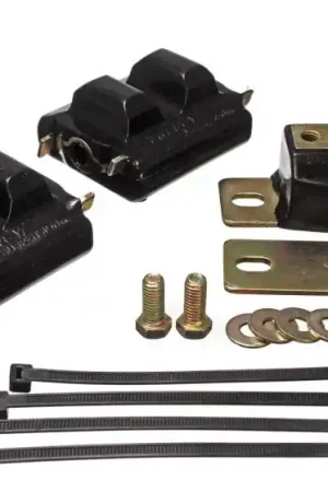 Energy Suspension 73-92 Chevrolet Camaro Black Motor and Transmission Mounts; Zinc Finish Latest