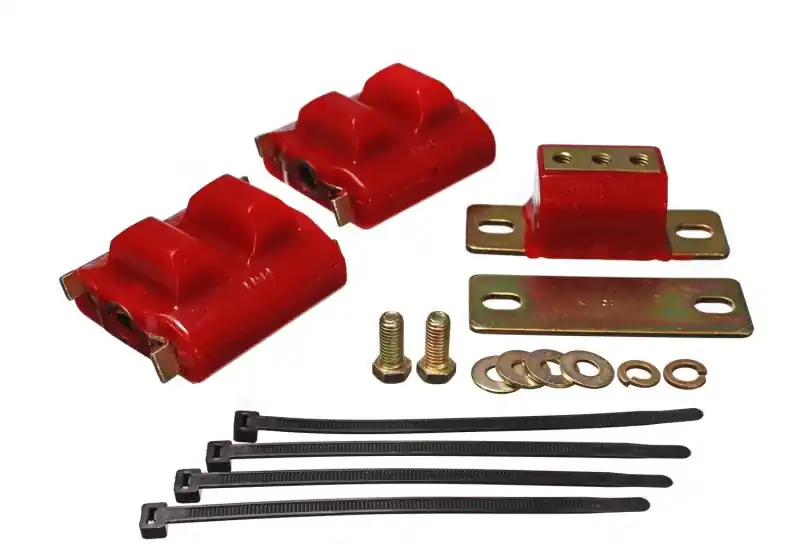 Energy Suspension 73-92 Chevrolet Camaro Red Motor and Transmission Mounts; Zinc Finish Seasonal Sale