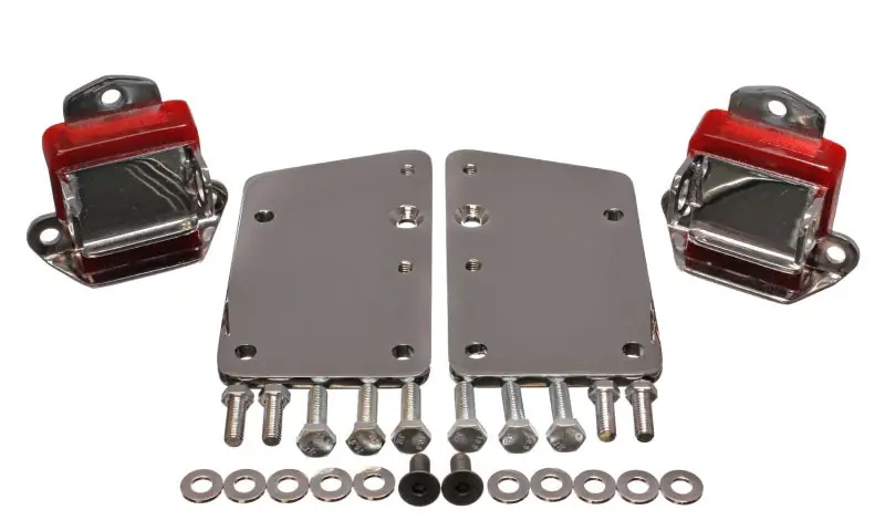 Energy Suspension LS Series Red Motor Conversion Set - Chrome Plated Instant Buy