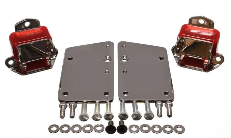 Energy Suspension Ls Conversion Motor Mount Set - Red Next Day Delivery