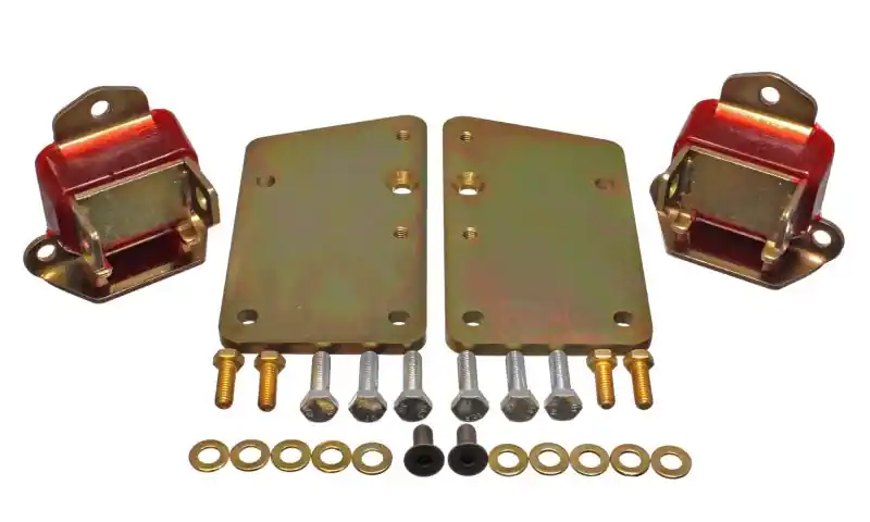 Energy Suspension Ls Conversion Motor Mount Set - Red Price Cut