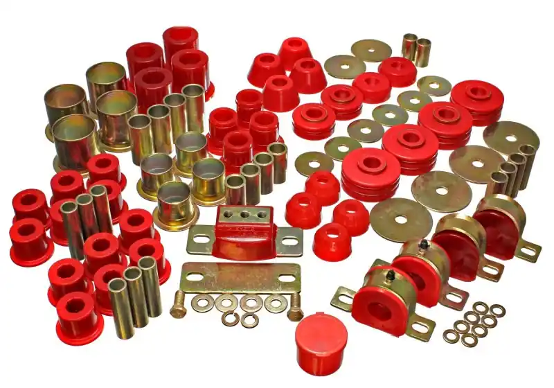 Clearance Energy Suspension 73-80 Chevrolet / GMC 2WD 1/2 Ton Pickup Red Hyper-flex Master Bushing Set