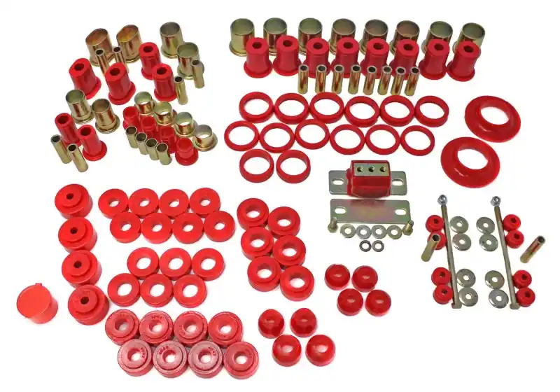 Energy Suspension 66-72 Chevelle Red Hyper-flex Master Bushing Set Warranty Included