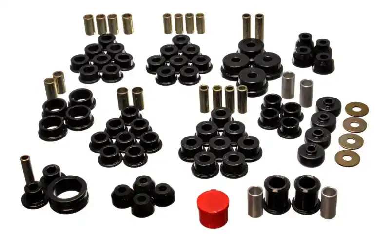 Free Returns Energy Suspension 84-95 Chevrolet Corvette Black Hyper-flex Master Bushing Set