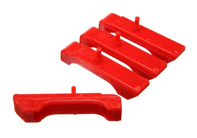 Energy Suspension GM SBC Red Radiator Isolator Pad Set - 3 Row Editor’s Pick