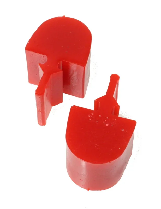 Energy Suspension GM Pull Thru Style Red Bump Stop Set Professional Grade