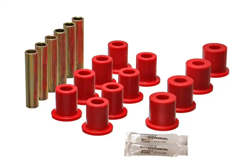 Popular Energy Suspension Ford 4 Wd Front Spring Bushing Set - Red