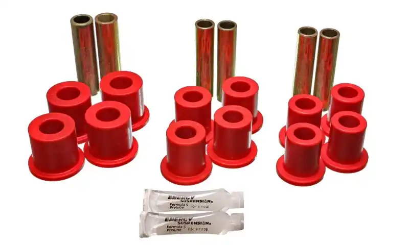 Energy Suspension Ford 4 Wd Front Spring Bushing Set - Red No Minimum Order