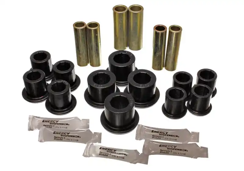 Energy Suspension 97-03 Ford F100/F150/F250 2WD Black Rear Leaf Spring Bushing Set Reduced Price