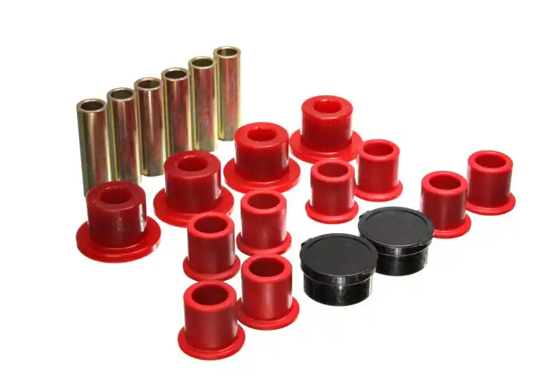 Budget Energy Suspension 98-11 Ford Ranger Red Rear Leaf Spring Bushing Set