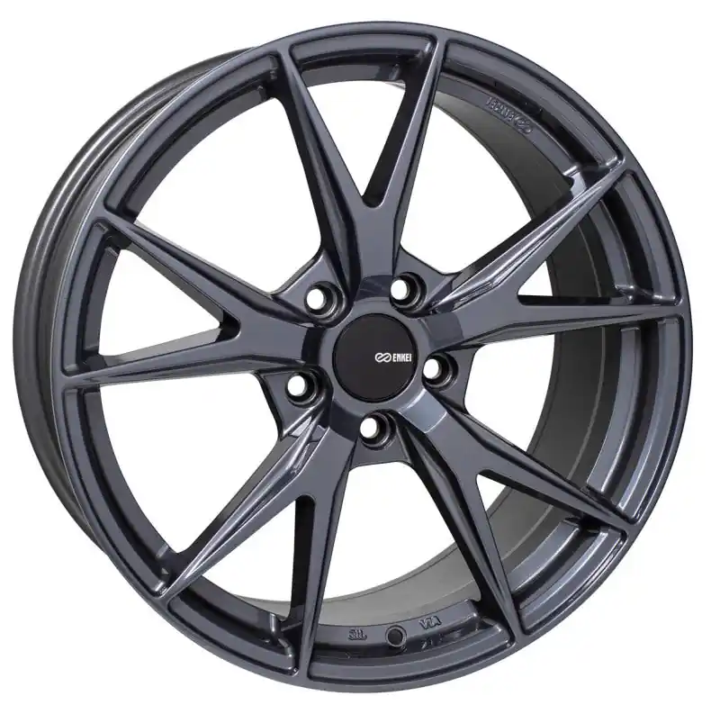 Free Shipping Enkei Phoenix 18x8 45mm Offset 5x112 72.6mm Bore Blue Gunmetal Wheel