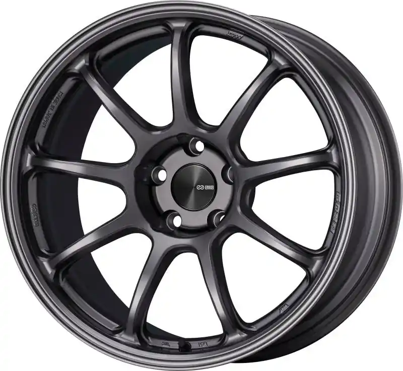 Affordable Enkei PF09 18x9 5x100 42mm Offset 75mm Bore Dark Silver Wheel