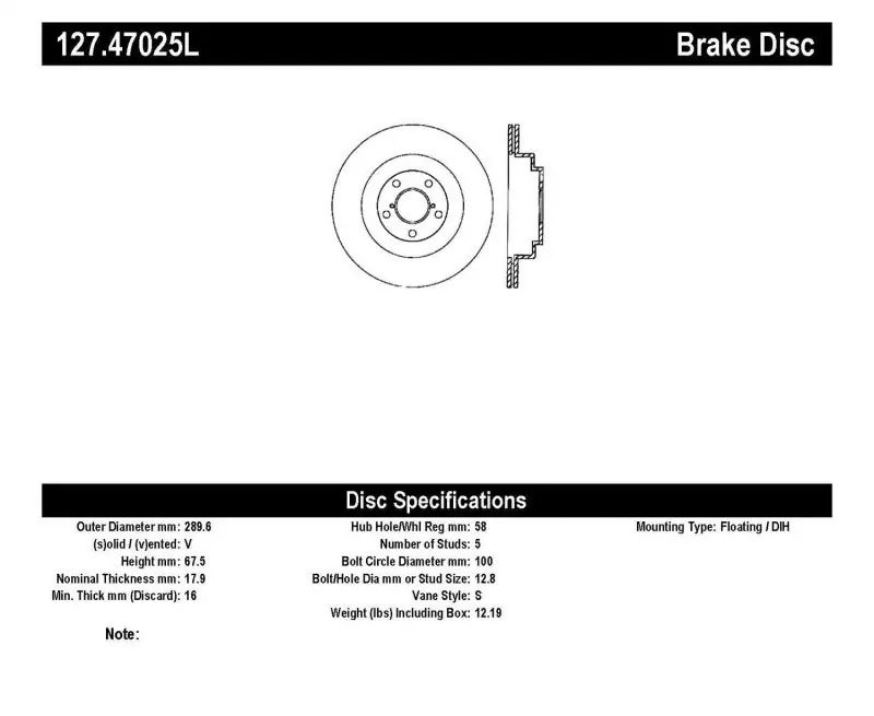 Secure Checkout StopTech 06-07 Subaru Impreza WRX (Exc STi) Slotted & Drilled Left Rear Rotor