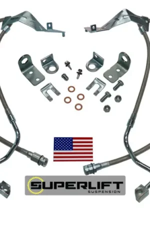 Get Yours Superlift 05-07 Ford F-250/F-350 w/ 4-8in Lift Kit (Pair) Bullet Proof Brake Hoses